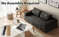 Matelas pliable portable sous vide 2026 – Ensemble de canapé sectionnel moderne à compression, emballage pratique en boîte pour chambre et appartement