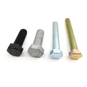 Оптовая продажа 1-14X7 1/2 тонкая резьба легированная сталь <span class=keywords><strong>5</strong></span> класс трехвалентный синий цинковый болт с шестигранной головкой - Product Image 2