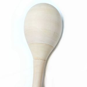 Grandes maracas en bois, instruments de musique Orff, jouets éducatifs pour la petite enfance, pour la stimulation visuelle et auditive - Product Image 2