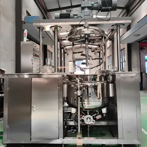 Máquina de fazer creme de loção misturador cosmético creme pasta emulsificador a vácuo máquina de mistura tanque homogeneizador