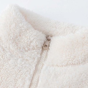 <span class=keywords><strong>Chaleco</strong></span> personalizado blanco y rosa sin mangas para niñas, <span class=keywords><strong>chaleco</strong></span> de lana de Coral, chalecos y chalecos para mujeres y niños - Product Image 5