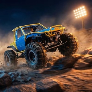 Voiture télécommandée électrique D1RC Rainforest Chariot 2.4G, type Rock Crawler, avec châssis en tube d'alliage de titane, pour la conduite tout-terrain et l'escalade. - Product Image 3