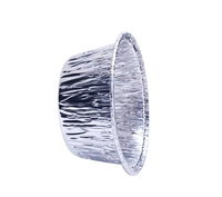 Mini moules à tartelettes jetables en plastique PET de 68x22mm, 2oz, avec couvercle, qualité alimentaire, résistants au four, certifiés LFGB, couleurs personnalisées