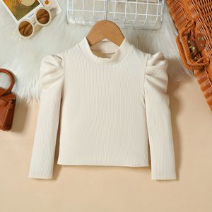 Vêtements pour enfants, automne, nouvelle collection, haut à manches longues uni pour filles, <span class=keywords><strong>jupe</strong></span> courte en <span class=keywords><strong>cuir</strong></span> PU tendance, ensemble deux pièces décontracté - Product Image 4