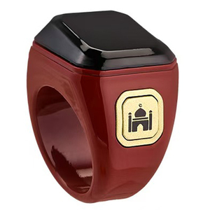 Jam <span class=keywords><strong>Alarm</strong></span> Digital WiFi, cincin Zikr, Digital dapat dipakai, Jam <span class=keywords><strong>Alarm</strong></span> penghitung rumbai untuk doa Islam, pengingat, perangkat elektronik
