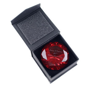 ที่นิยมทับทิมแก้วเพชรสีแดงพลอยคริสตัลเพชรทับกระดาษสำหรับของขวัญวันครบรอบแต่งงาน - Product Image 4