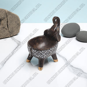 राल हाथी लाक्षणिक हाथ रिंग गहने आयोजक ब्रैसलेट बिंगल कुंजी धारक भंडारण - Product Image 6