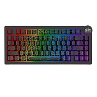 Clavier mécanique sans fil Bluetooth AJAZZ Ak820V2, idéal pour les jeux vidéo et les examens simulés, double 8K, personnalisable, 75 touches, filaire