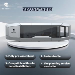 บ้านตู้คอนเทนเนอร์เหล็กแบบกำหนดเอง10ม. ร้านค้าป๊อปอัพที่ทันสมัยสำหรับกิจกรรมกลางแจ้งและห้างสรรพสินค้า - Product Image 2