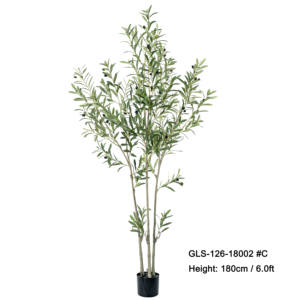 Verdure <span class=keywords><strong>d</strong></span>écorative salon simulation <span class=keywords><strong>olivier</strong></span> plante artificielle jardin terres capin <span class=keywords><strong>d</strong></span>écoration de terrasse - Product Image 2