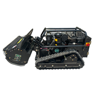 Mini-rotomulcheuse automatique avec moteur à engrenages et boîte de vitesses, nouvelle machine agricole, coupe-herbe pour tracteur, pour vergers et champs
