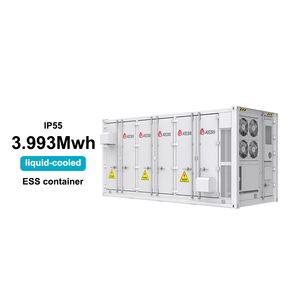 Atess 3.993MWh 4MJ 20HCL อายุ<span class=keywords><strong>การ</strong></span><span class=keywords><strong>ใช้</strong></span>งานที่ยาวนาน20FT ระบายความร้อนด้วยของเหลวภาชนะแบตเตอรี่ ESS สำหรับ C & I ระบบสุริยะ - Product Image 1