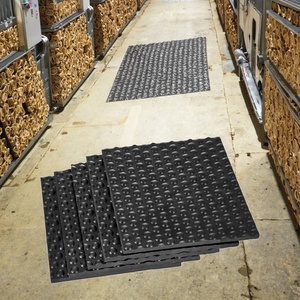 Black Rubber <b>Mat</b> Custom Cut Non-Slip Rubber Stable <b>Mat</b> Wear-Resistant Livestock Farming Horse Barn <b>Mat</b> - Product Image 1