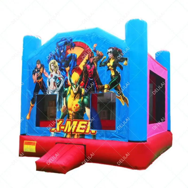 Popular Custom-made Waterproof PVC Commercial Inflatable Bounce House Castle Slide Jumper