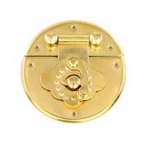 Bisagra de latón antiguo para muebles, estilo chino, montaje superficial, duradera, pulida, con rodamiento, para caja de madera, accesorios para joyeros - Product Image 2