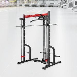 Machine Smith multifonction en acier, cage de musculation Hack Power Cage, équipement de gym pour l'entraînement des biceps, des triceps et des fessiers - Product Image 1