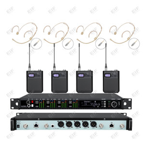 Wholesale EIF AD4Q UHF 4-Channel <b>Wireless</b> <b>Microphone</b> System Multi-Style with Various Capsules for Stage OEM Supported - Product Image 4