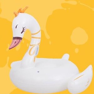 Trắng <span class=keywords><strong>Swan</strong></span> <span class=keywords><strong>Float</strong></span> Inflatable đồ chơi nước cho mọi lứa tuổi vui vẻ cho trẻ em và người lớn trên hồ bơi & Hồ cho tất cả mọi người - Product Image 4