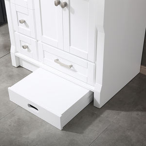 Meuble-lavabo de salle de bain haut de gamme de 36 pouces avec vasque en céramique et caractéristiques résistantes à l'eau - Product Image 6