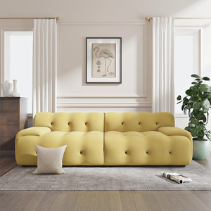 Ý sofa Set giải trí tiếp nhận cắt kem màu loạt phòng khách sạn ghế - Product Image 1