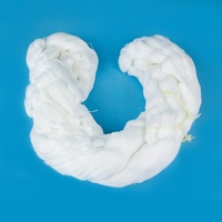 Benang XINAO Hank Yarn 100% Nilon untuk Benang Jahit 20s-80s Putih Mentah Diwarnai Bersertifikasi OEKO Tahan Bahan Kimia Ring-Spun Halus