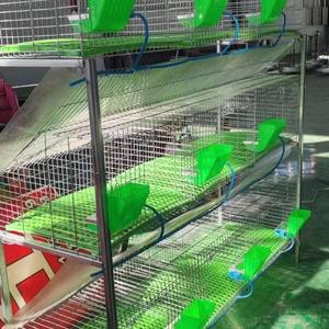 กรงกระต่ายสแตนเลสแบบคลาสสิกสามชั้น 12 ช่อง พร้อมถาดพลาสติก ปราศจากมูลสัตว์  อุปกรณ์ครบชุด ทนทาน ใช้งานง่าย - Product Image 6