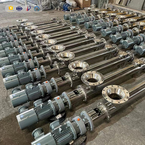 Voedselveilige roestvrijstalen schroefconveyermachine met diesel/elektrische motor & tandwiel voor fabrieksgebruik - lange levensduur - Product Image 6