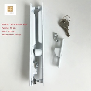 Modern Design Double-Sided Security Aluminum Alloy Sliding <strong>Window</strong> Door <strong>Handle</strong> <strong>Lock</strong> with Durable Features Keys Screw Installation - Product Image 3