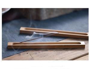 Wholesale Custom Bamboo Wood Incense Sticks Holder Ash Catcher <strong>Agarbatti</strong> <strong>Stand</strong> Incense Burner for Bedroom Decoration - Product Image 6