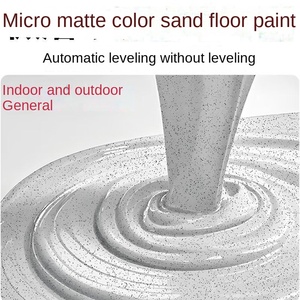 Échantillon Gratuit <span class=keywords><strong>Peinture</strong></span> de Sol Époxy Autolissante Liquide Effet Sable Coloré pour Carrelage Céramique Sans Polissage Modèle HXDP-555 - Product Image 5