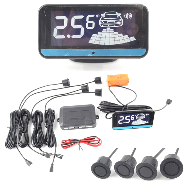 Vehicle Backup Camera Parking Sensor Reverse Ultrasonic Sensor Parking Guidance System With 2 Radar Detect