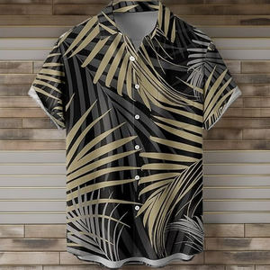 Nueva Camiseta Casual de Verano para Hombre con Logotipo Personalizado, Transpirable, Antiencogimiento, de Secado Rápido, con Diseño Artístico de las Islas del Pacífico, Estilo Aloha para Vacaciones - Product Image 2