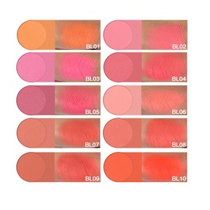 Paleta de papel de polvo de rubor individual vegano de larga duración más vendida, paleta de polvo de rubor personalizado para maquillaje de rubor de etiqueta privada - Product Image 6