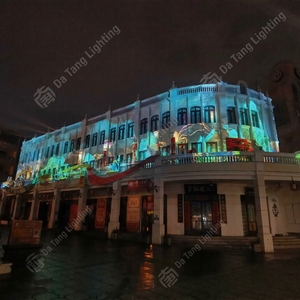 Système de projection extérieure pour grandes façades avec éclairage architectural et affichages visuels dynamiques - Product Image 3