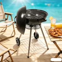 Barbecue au charbon de bois pour grillades, cuisson des aliments, barbecue coréen, table de barbecue, armoires de cuisine extérieure, ensemble d'outils pour barbecue