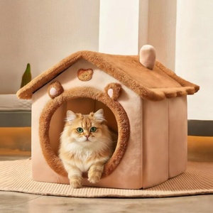 Casa Plegable para Mascotas, Desmontable y Lavable, Cueva para Gatos, Sofá Cama para Perros Extra Pequeños y Gatos Pequeños y Medianos - Product Image 1