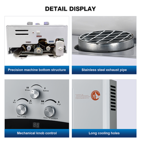 13 16 20L 3 habitaciones Uso LPG <span class=keywords><strong>GLP</strong></span> NG <span class=keywords><strong>Calentador</strong></span> de agua caliente de <span class=keywords><strong>gas</strong></span> Venta instantánea sin tanque en Irak Baja presión de agua Gaz Geyser Colgado en la pared - Product Image 3