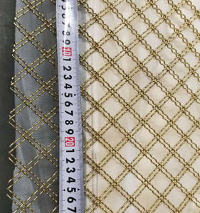 <span class=keywords><strong>Malla</strong></span> de Acero Inoxidable Chapada en Oro con Diamantes - Rejilla Decorativa de Lujo para Vitrinas de Vino y Puertas de Exhibición Premium - Product Image 3