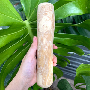 ของเล่นไม้กาแฟรักษ์โลกสำหรับสุนัข ลายพืช ขนาดกลาง ผลิตในเวียดนาม ขายส่ง - Product Image 1