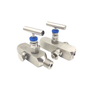 เครื่องวัดความดันหลายพอร์ต GV สแตนเลส, เครื่องวัดความดันการส่งสัญญาณตัวอย่างสามทางวาล์วเครื่องมือราก - Product Image 1