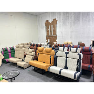 Venta directa de fábrica Van Reclinable ajustable a la cama Banco trasero de tres <span class=keywords><strong>plazas</strong></span> Campervan Asientos de autobús Silla manual - Product Image 4