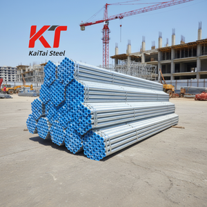 Tubo Circular Galvanizado Previamente de 25 mm de Diámetro <span class=keywords><strong>Exterior</strong></span> y 1.8 mm de Espesor, 6 m, para Barandilla de Balcón y Muebles de <span class=keywords><strong>Exterior</strong></span> - Product Image 1