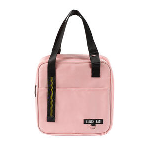 Bolsa térmica tejida impermeable con aislamiento grande y logotipo personalizado para mujer, bolsa de compras reutilizable para oficina o compras en casa, Idea de regalo - Product Image 6