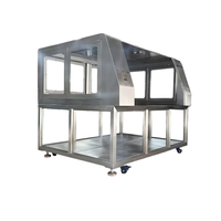 Fabrication sur mesure de châssis de machines en tôle OEM, boîtiers d'équipements en acier inoxydable, service de soudage