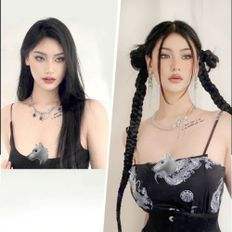 Fascia per capelli lunga Daenggi Pretzel elegante accessorio per lo Styling dei capelli con cinturini - Product Image 1