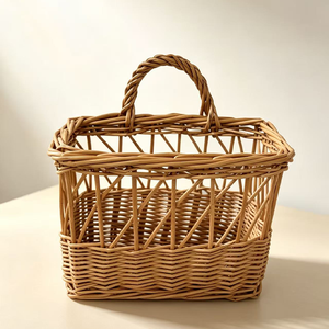 Cesta de Mimbre Ligera, Ecológica <span class=keywords><strong>y</strong></span> Duradera para <span class=keywords><strong>Plantas</strong></span> de Hogar <span class=keywords><strong>y</strong></span> Jardín - Product Image 2
