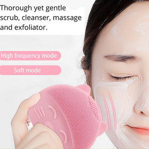 Mini nuovo Design <span class=keywords><strong>Hello</strong></span> Kitty Silicone Scrub per la pulizia del viso spazzola Sonic elettrico poro pulitore impermeabile per il viso massaggiatore - Product Image 3