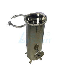 Cartucho de acero inoxidable de alta presión Industrial de 10 20 pulgadas, carcasa de filtro de agua, superficie pulida, 500L/hora, 100Psi DE TRABAJO - Product Image 4