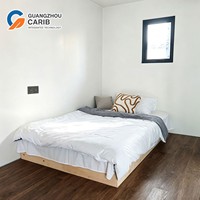 Rumah Kontainer Modular Modern yang Dapat Bernapas, Kabin Prefab Panel Sandwich Baja, Rumah Mobile, Apple House Hotale