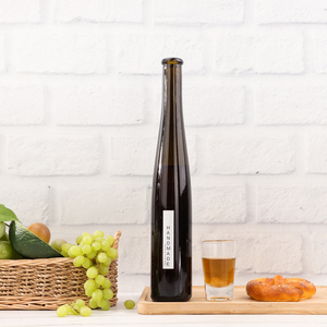 Mince Vide Saké Vin Claret Boisson Bouteille De Stockage 400ml Ambre Foncé Cocktail <span class=keywords><strong>Cidre</strong></span> Hydromel Whisky Liqueur Bouteille En Verre Bouchon De Liège - Product Image 5